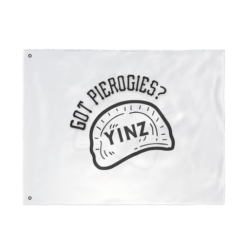 Yinz Got Pierogis? - Double Sided Flag