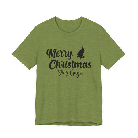 Merry Christmas Yinz! - Unisex Jersey Short Sleeve Tee