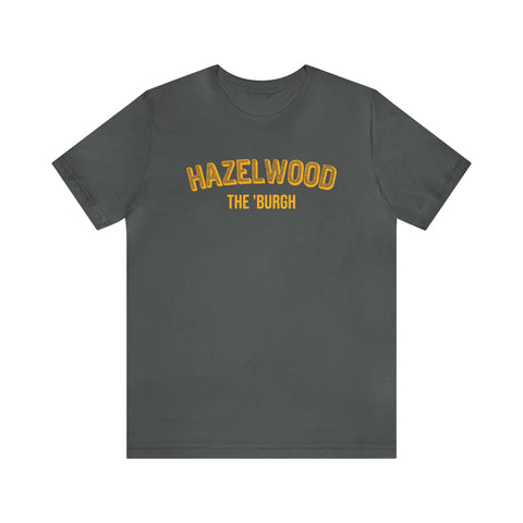 Hazelwood  - The Burgh Neighborhood Series - Unisex Jersey Short Sleeve Tee T-Shirt Printify Asphalt 3XL 