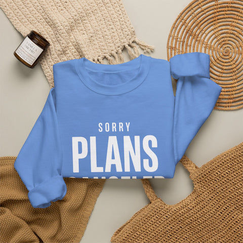 Plans Canceled Sweatshirt — "Sorry Plans Canceled, Football Is On" Crewneck
