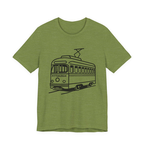 Pittsburgh Trolley - Unisex Jersey Short Sleeve Tee