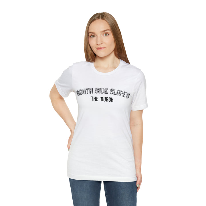 South Side Slopes - The Burgh Neighborhood Series - Unisex Jersey Short Sleeve Tee T-Shirt Printify   
