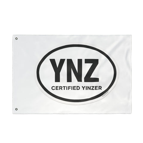 YNZ Certified Yinzer Double Sided Flag
