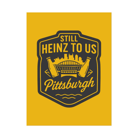 Rolled Art Poster – Pittsburgh Vintage Football Stadium Print with Giclée Color