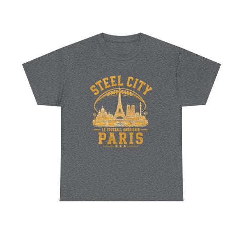 Pittsburgh Steel City Paris 2026 - Unisex Heavy Cotton Tee