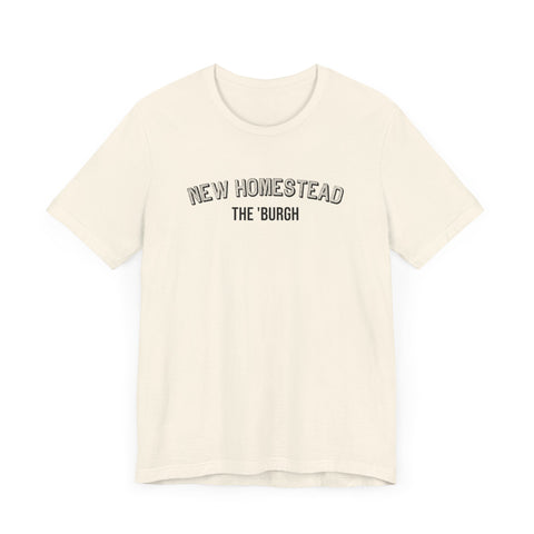 New Homestead - The Burgh Neighborhood Series - Unisex Jersey Short Sleeve Tee T-Shirt Printify   