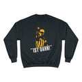 1st Dahn! Referee - Champion Crewneck Sweatshirt Sweatshirt Printify Black S 