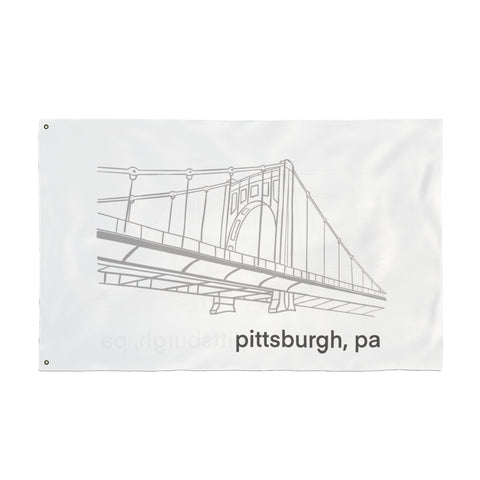 Clemente Bridge - Double Sided Flag