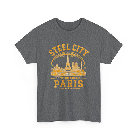 Pittsburgh Steel City Paris 2026 - Unisex Heavy Cotton Tee