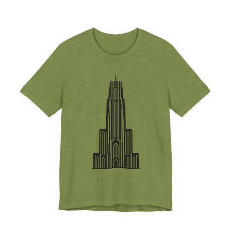 Pitt Cathedral of Learning - Unisex Jersey Short Sleeve Tee