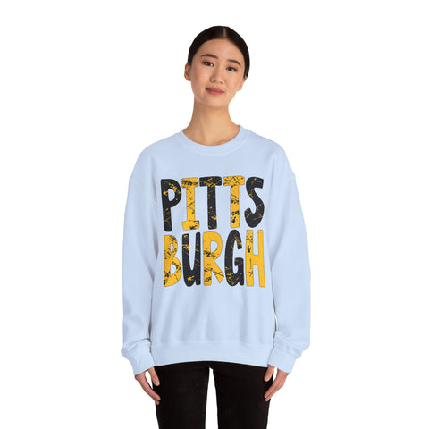 Painted Pittsburgh - Heavy Blend™ Crewneck Sweatshirt