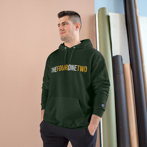 The Four One Two - Area Code - Champion Hoodie Hoodie Printify   