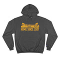 Heinz Field, Home Since 2001 - Champion Hoodie Hoodie Printify Charcoal Heather S 