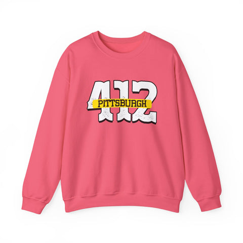 412 Pittsburgh - Heavy Blend™ Crewneck Sweatshirt