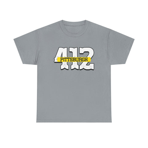 412 Pittsburgh - Unisex Heavy Cotton Tee