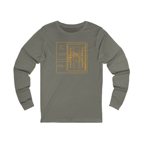 Famous Pittsburgh Sports Plays - The Immaculate Reception - Long Sleeve Tee Long-sleeve Printify S Grey TriBlend