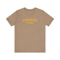 Overbrook - The Burgh Neighborhood Series - Unisex Jersey Short Sleeve Tee T-Shirt Printify Heather Tan XS 