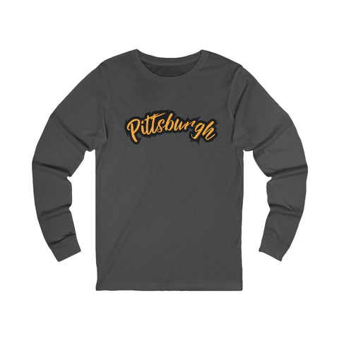 Pittsburgh Grunge - Unisex Long Sleeve Tee