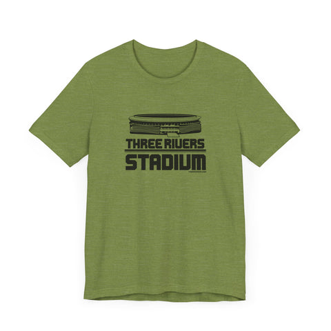 Pittsburgh Three Rivers Stadium Short Sleeve T-Shirt  - Unisex bella+canvas 3001