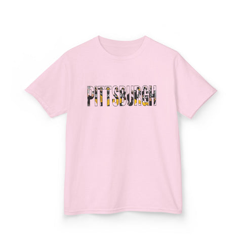 Pittsburgh Football Players - Kids Graphic T-Shirt