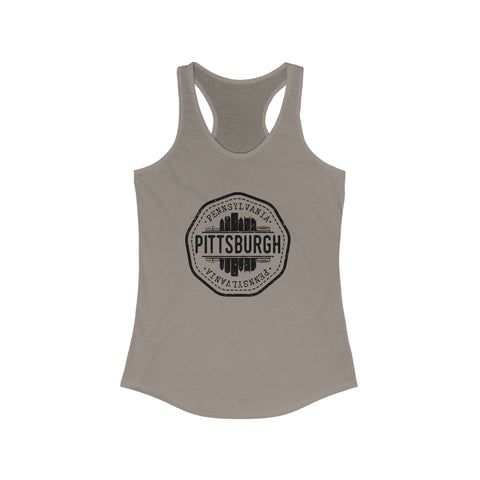 Pittsburgh Vintage Stamp - Women's Tang Top