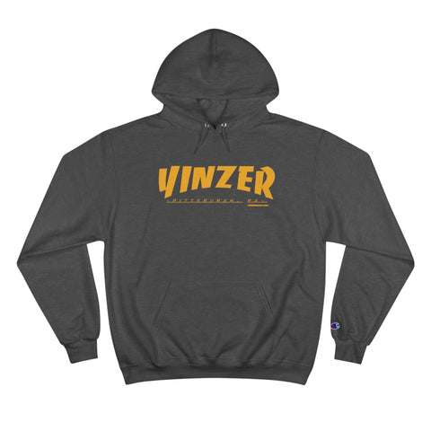 Yinzer Skater - Champion Hoodie Hoodie Printify Charcoal Heather S 