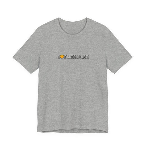 I Loved Pittsburgh Tee — Minimal City Love T-Shirt
