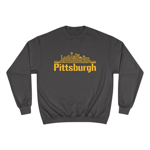 Pittsburgh Football Team Names - Champion Sweatshirt
