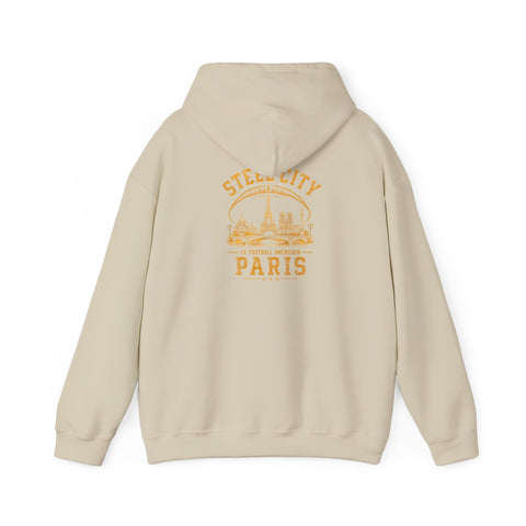 Steel City Paris - Unisex Heavy Blend™ Hooded Sweatshirt (Design on Back)
