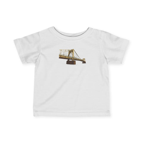 Roberto Clemente Bridge Kids Heavy Cotton™ Tee Kids clothes Printify White 6M 