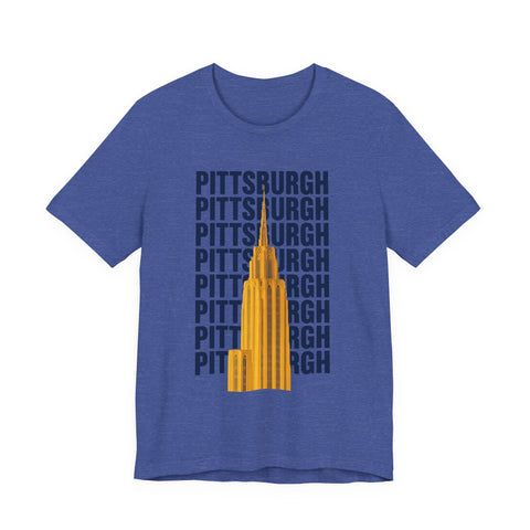 Pittsburgh Art Deco - Unisex Jersey Short Sleeve Tee