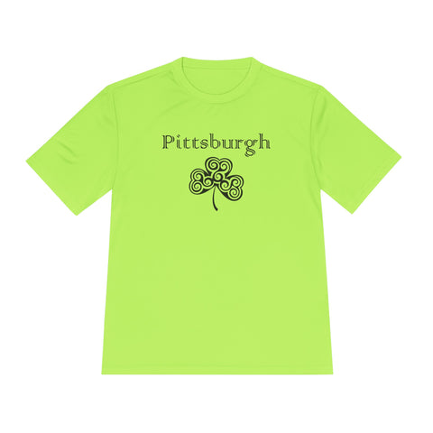 Pittsburgh Irish Clover - Sport-Tek Unisex Moisture Wicking Tee
