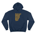 Famous Pittsburgh Pirates Ampersand - Champion Hoodie Hoodie Printify Navy S 