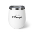 Pittsburgh Skyline Copper Vacuum Insulated Cup, 12oz Mug Printify White 12oz