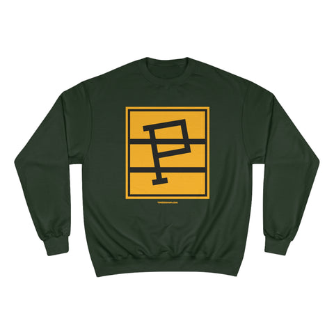 Pittsburgh Pirates Hockey 1925 - Retro - Champion Crewneck Sweatshirt Sweatshirt Printify Dark Green S 