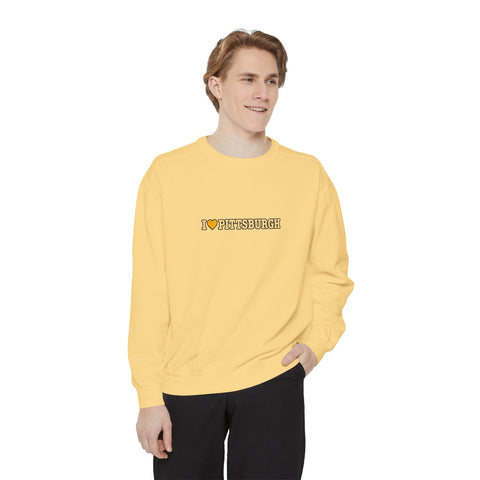 I Love Pittsburgh Heart Comfort Colors® 1566 Sweatshirt