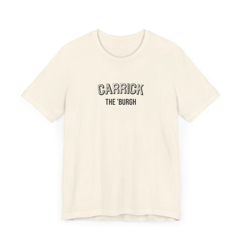 Carrick  - The Burgh Neighborhood Series - Unisex Jersey Short Sleeve Tee T-Shirt Printify   