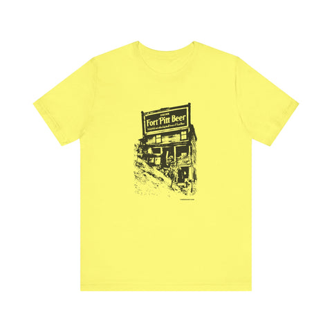 Fort Pitt Beer Building - Retro - Short Sleeve Tee