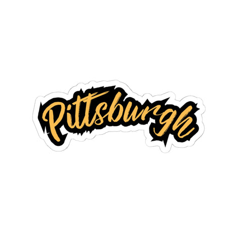 Pittsburgh Grunge -  Kiss-Cut Stickers