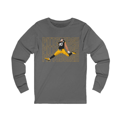 Pittsburgh Victory Jump - Unisex Long Sleeve Tee