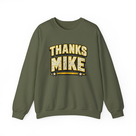 Thanks Mike Tomlin Message on a Heavy Blend™ Crewneck Sweatshirt