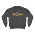 It's Still  Heinz Field To Me - Champion Crewneck Sweatshirt Sweatshirt Printify Charcoal Heather S 