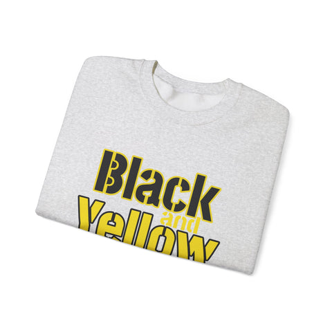 Pittsburgh Black and Yellow - Heavy Blend™ Crewneck Sweatshirt