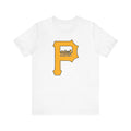 Pittsburgh Skyline - P for Pittsburgh Series - Short Sleeve Tee T-Shirt Printify White S 