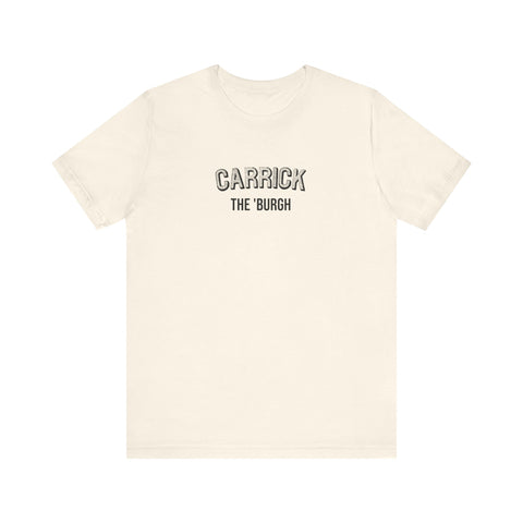 Carrick  - The Burgh Neighborhood Series - Unisex Jersey Short Sleeve Tee T-Shirt Printify Natural S 