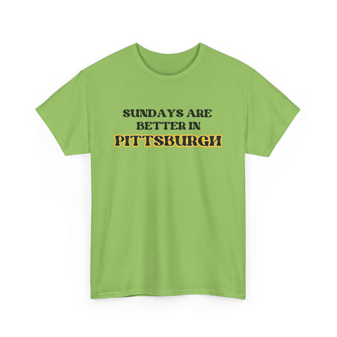 Pittsburgh Sundays - Unisex Heavy Cotton Tee