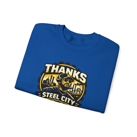 Thank You Mike Tomlin from the Steel City - Heavy Blend™ Crewneck Sweatshirt
