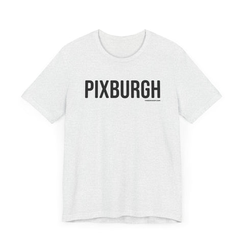 Pittsburgh PIXBURGH Short Sleeve T-Shirt T-Shirt Printify Ash XS