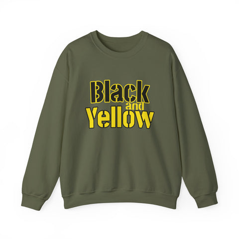 Pittsburgh Black and Yellow - Heavy Blend™ Crewneck Sweatshirt