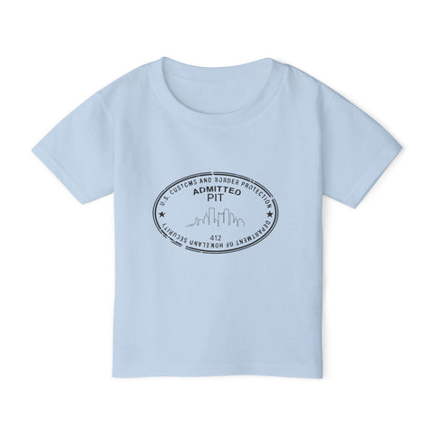 Pittsburgh Border Stamp - Toddler T-Shirt